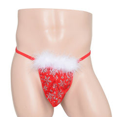 Plush Snowflake Seduction Thong