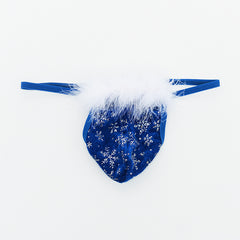 Plush Snowflake Seduction Thong
