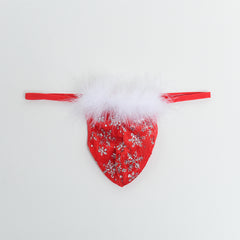 Plush Snowflake Seduction Thong