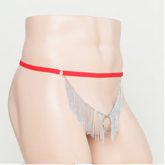 Dew PP Iron Ring Love Chain Thong