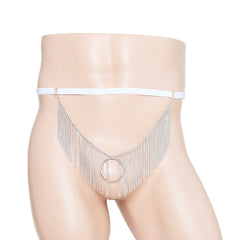 Dew PP Iron Ring Love Chain Thong