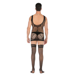 Vest-Style Jacquard Teddy Pajama Set