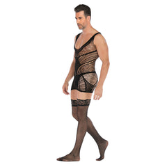 Vest-Style Jacquard Teddy Pajama Set