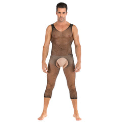 Crystal Vest Open-Front Bodystocking