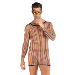 Plus-Size Mesh & Stockings Encasement Set