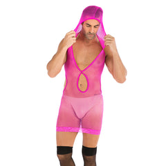 Plus-Size Mesh & Stockings Encasement Set