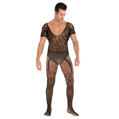 Half-Sleeve Realistic Mesh Underwear Set