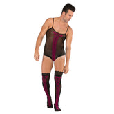 Jacquard Full Body Erotic Mesh Stockings Set