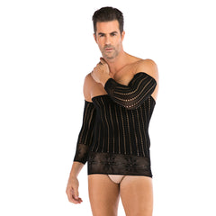 Mesh Tube Top with Padded Bust Design