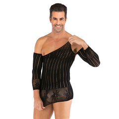 Mesh Tube Top with Padded Bust Design