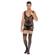 Vest-Style Jacquard Teddy Pajama Set