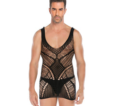 Vest-Style Jacquard Teddy Pajama Set