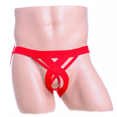 Tennis inspired double ring thong