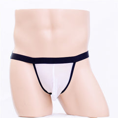 Reflective Mesh Triangle Cover Thong