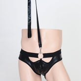 Wild Black Solid Color Thong