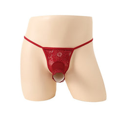 Elastic hollow lace four-corner sexy underwear