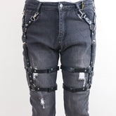 Men's Leather Underwear Costume Suit