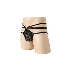 Lace Ribbon Fun Adult Bag Panties
