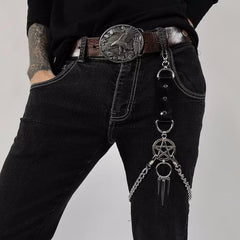 Punk Rock Leather Thigh Straps
