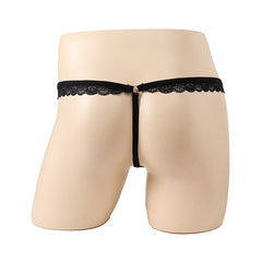 Lace belt hollowed out underwear