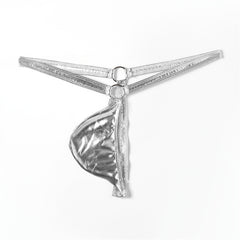 Ring Design Glossy Low Rise Thong