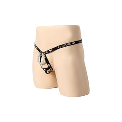 Hollow pearl ring underwear