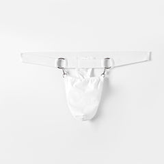 Double Ring Buckle Splicing Flirting Thong