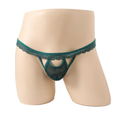 Lace belt hollowed out underwear