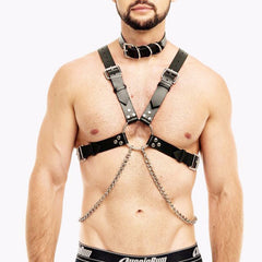 Leather Garter Bondage Belt Underwear