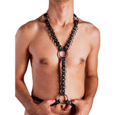 Personalized Punk Ring Bondage Chest Straps