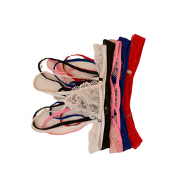 Red Lace Pouch Temptation Double Elastic