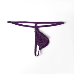 Thong plush temptation lace