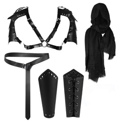 Thickened Leather Fastening Binding Belt