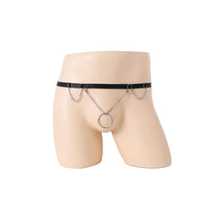 Chain Ring Hollow Free Elastic Thong