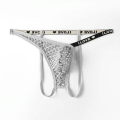 Translucent Mesh Fishing Net T-Pants