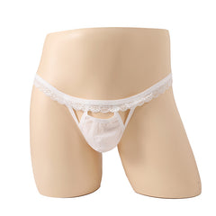 Lace belt hollowed out underwear