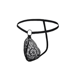 Thong plush temptation lace