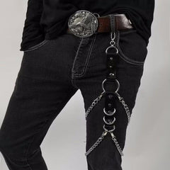 Punk Rock Leather Thigh Straps