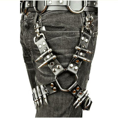 Leg Ring Hanging Pants Leather Pendants