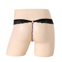Lace Floral Print Passion Thong