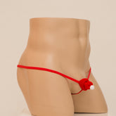 Hollow-Out Free Christmas Thong