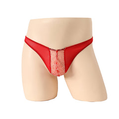 Transparent Triangular Lace Passion Thong