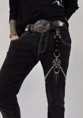 Punk Rock Leather Thigh Straps