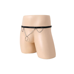 Chain Ring Hollow Free Elastic Thong