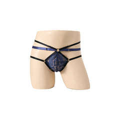 Lace Ribbon Fun Adult Bag Panties