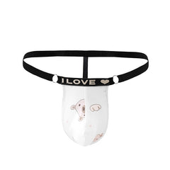 Cute Pink Love T-Pants Underwear