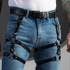 Leg Ring Hanging Pants Leather Pendants