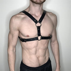 Diablo Body Restraint Leather Belt