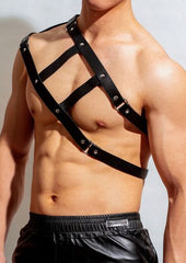 Faux Leather Collar Set