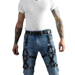 Couples Bondage Leather Leggings